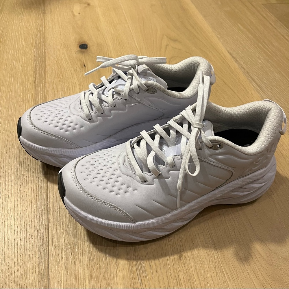 HOKA Bondi SR White Women’s Athletic Trainer Sneakers - Worn a few times - Picture 2 of 6